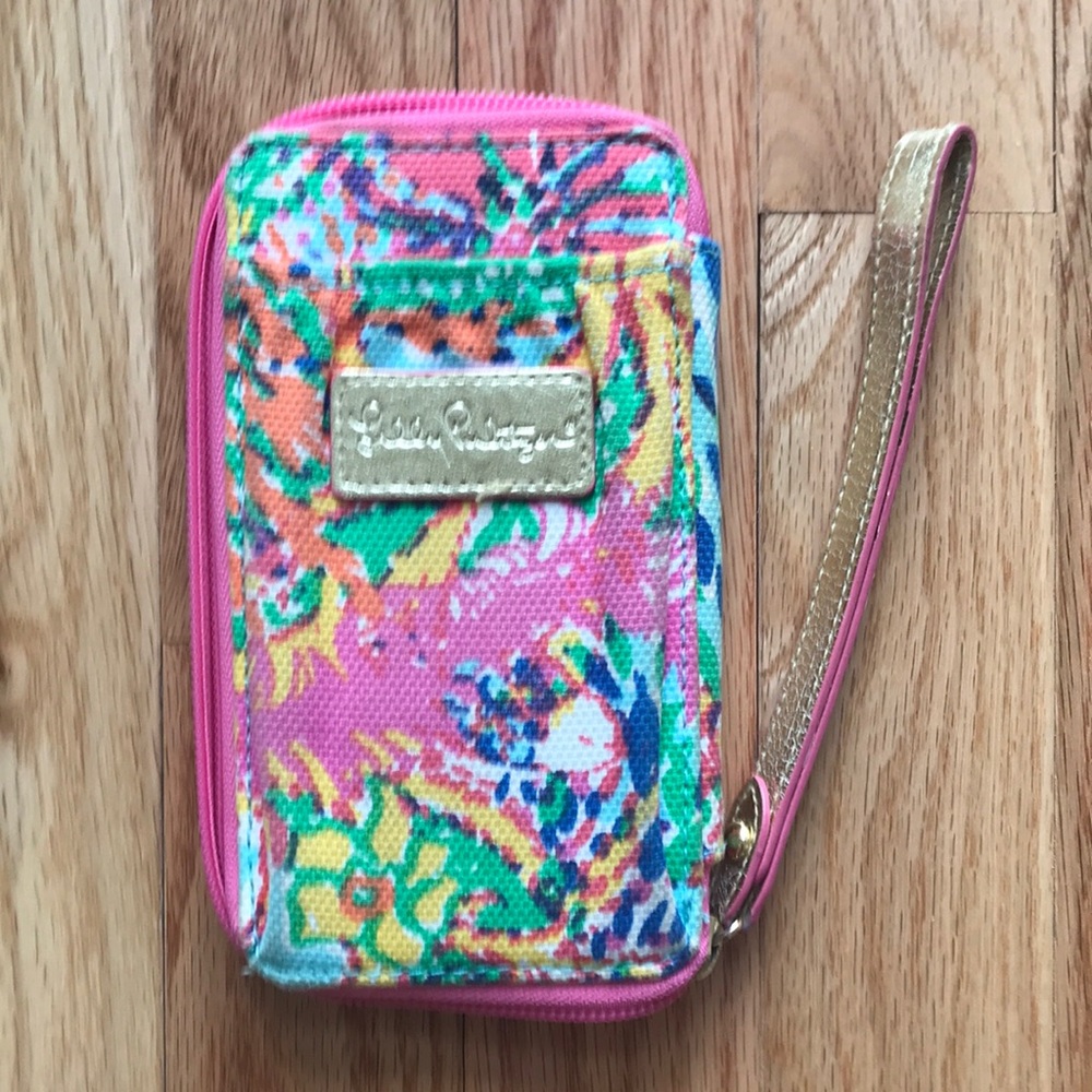 Lilly Pulitzer wristlet/card & phone holder/wallet